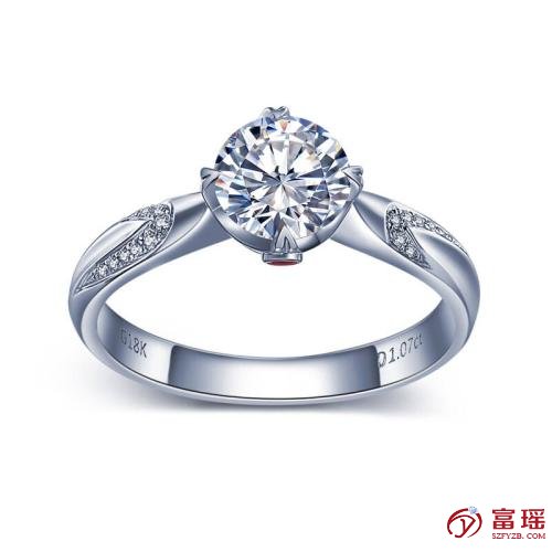 「深圳钻石戒指回收」深圳宝安1克拉钻戒回收多少钱？