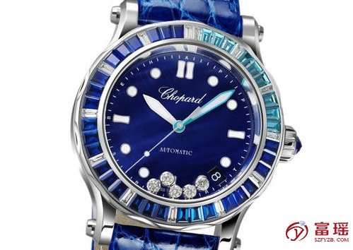 回收奢侈品,深圳回收萧邦全新系列螺丝腕表蓝色手表在哪